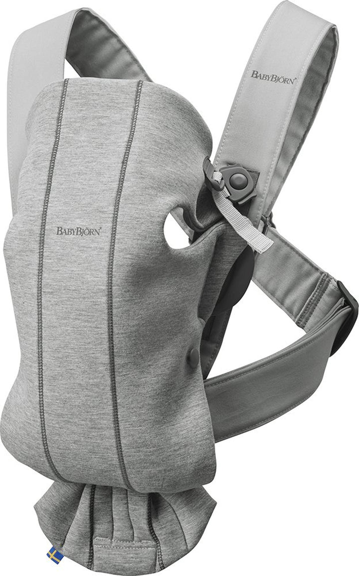 Baby Carrier Mini, 3D Jersey, Light Beige | Newborn Carrier (7-25 Lbs), Ergonomic, Easy-To-Use
