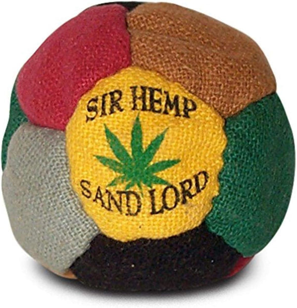 Sir Hemp Footbag, Black/Green/Grey/Red/Tan/Yellow