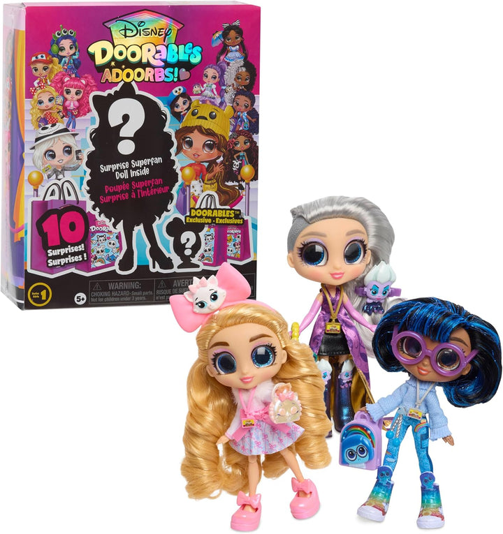 Disney Doorables ADOORBS Dolls, Collectible Dolls, Kids Toys for Ages 5 Up, Kids Toys for Ages 5 Up