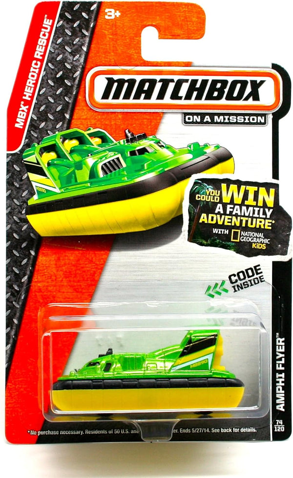 2014 MBX Heroic Rescue Amphi Flyer (Hovercraft) 17/120, Green