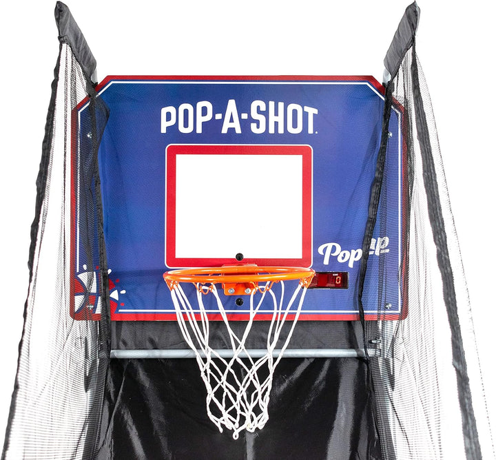 - Pop-Up Game | Arcade Basketball Inside, Out, and on the Go | Infrared Sensor Scoring | 3 Balls | Foldable, Portable, Tote Bag Included