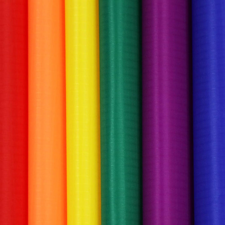 Nylon Ripstop Fabric, 6 Color Set: 60X39 Inch, 40D Waterproof, Lightweight, Windproof, Bulk Fabric for Kite, Tent, Flag, Bag, Tarp Cover, Outdoor DIY Project