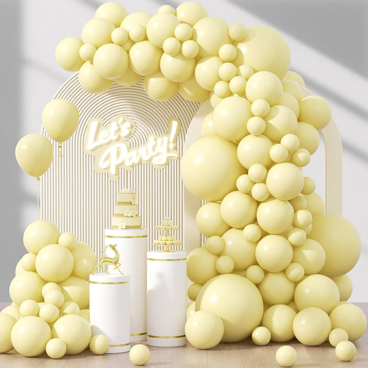 120Pcs Clear Balloons, 18 12 10 5 Inch Transparent Balloons Different Sizes Clear Balloon Garland for Baby Shower Wedding Bridal Shower Birthday Party Decorations