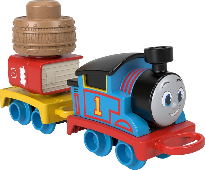 Toddler Toy My First Brake Car Bruno Push-Along Vehicle with Stacking Cargo for Preschool Kids Ages 18+ Months