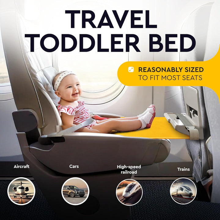 Toddler Airplane Bed, Kids Airplane Seat Extender Travel Bed, Kids Travel Essentials