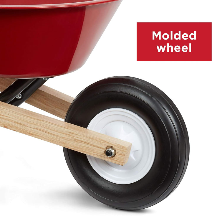 Wagon for Kids, Rolling Cart, Garden Cart on Wheels, Baby Wagon,  Kid'S Wheelbarrow, Red, for Ages 3+ Years
