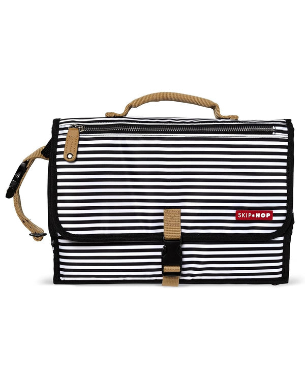 Portable Baby Changing Pad, Pronto, Black & White Stripe