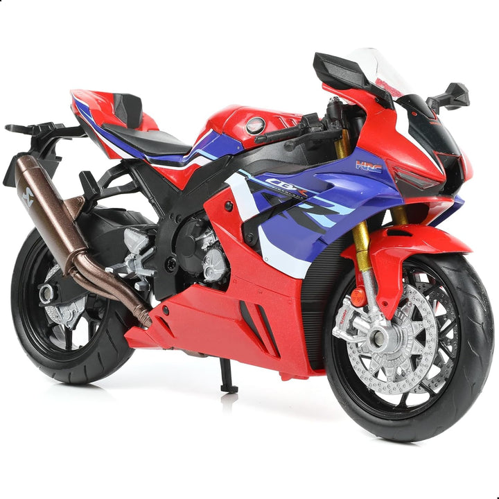 1:12 Motorcycle Model Toy for Yamaha YZF-R1M 1000R Metal Die-Cast with Plastic Motorcycle Model No Assembly Required Mini Finished Moto Gift for Adult（Silver）