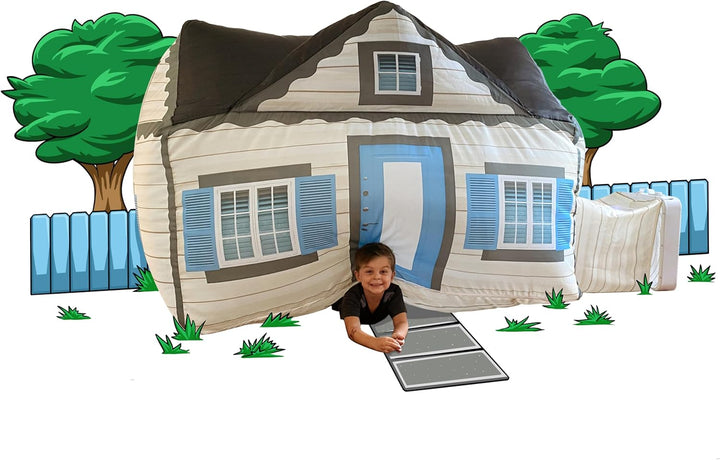 The Original Patented Airfort - Build a Fort in 30 Seconds, Inflatable Fort for Kids, Play Tent for 3-14 Years, a Playhouse Where Imagination Runs Wild, Fan Not Included (Space Shuttle)