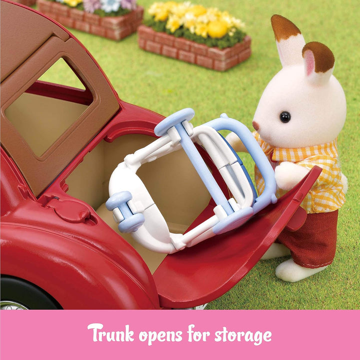 Family Cruising Car for Dolls, Toy Vehicle Seats up to 5 Collectible Figures