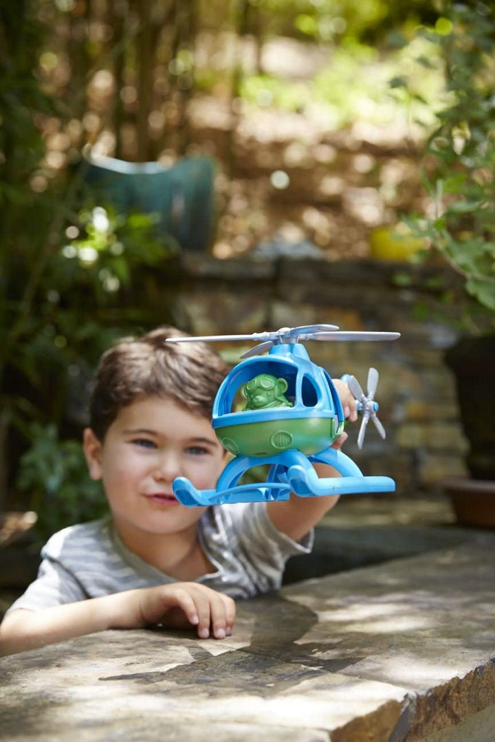 Helicopter, Blue/Green