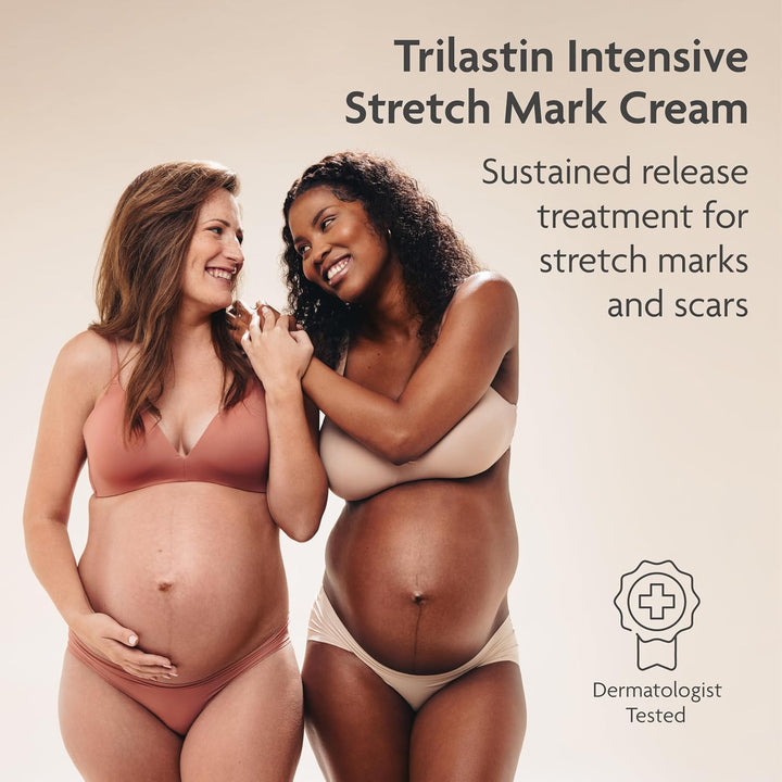 Stretch Mark Cream for Pregnancy - 5.5 Oz Tube - Vitamin-Infused Cocoa Butter Formula - Intensive Scar Treatment - Hypoallergenic & Paraben-Free