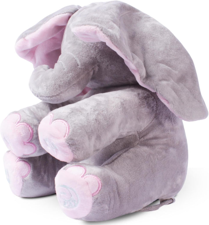 Kaia Peek a Boo Elephant Toy, Interactive Singing Stuffed Elephant Plush with Moving Ears, Musical Stuffed Animal for Babies and Toddlers, Adorable Elephant Baby Toy