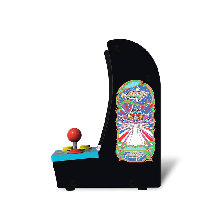 Class of ‘81 Ms. Pac-Man/Galaga Countercade – 3 Classic Games, Retro Game Console for Home, Portable Console with 7-Inch Screen, Table-Top Video Game for Game Room