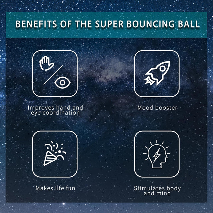 TLQSM Super Bouncing Ball,Children'S Super Hot, Easy to Grasp and Capture Suitable for Children of All Ages, Indoor and Outdoor Games