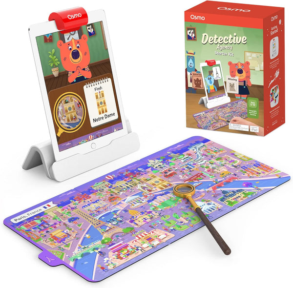 - Detective Agency Starter Kit for Ipad, Pretend Play, Detective Board Game, Mystery Games, Learning Toys for 5 to 11 Year Olds, Mystery Toys, Detective Toy, Puzzles for Kids, Memory Games, STEM