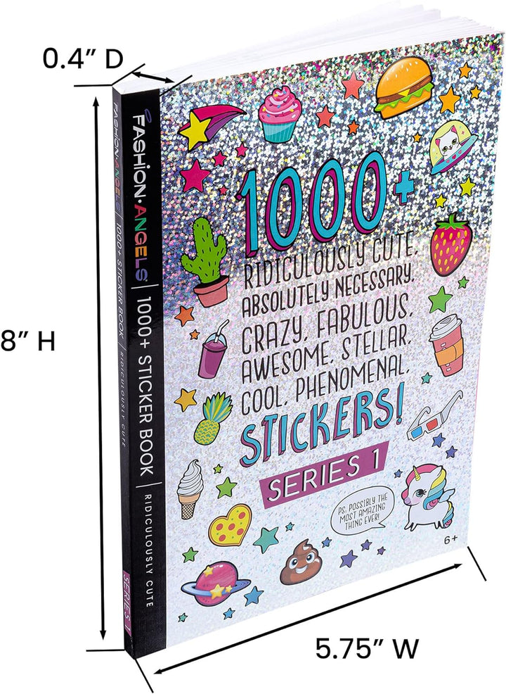 1000+ Ridiculously Cute Stickers for Kids - Fun Craft Stickers for Scrapbooks, Planners, Gifts and Rewards, 40-Page Sticker Book for Kids Ages 6+ and Up