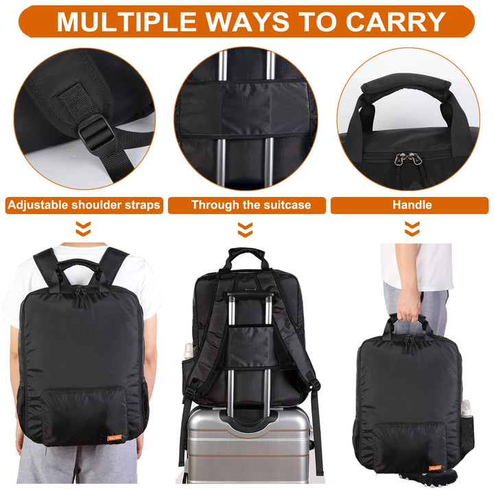 Stroller Travel Bag Compatible with GB Pockit and GB Pockit Air plus All Terrain, Lightweight Stroller Travel Backpack for Airplane (Black, M)