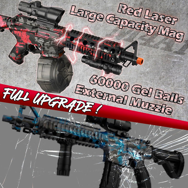 Large Electric Gel Splat Blaster, Automatic and Manual with 60,000 Gels