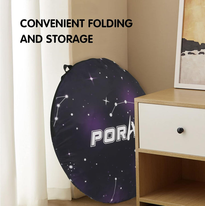 Portable Baby Crib Net Safety Mesh Tent,Pop up Infant Mosquito Net, See through Canopy Netting Cover for Baby&Toddler to Keep Baby from Climbing Out.