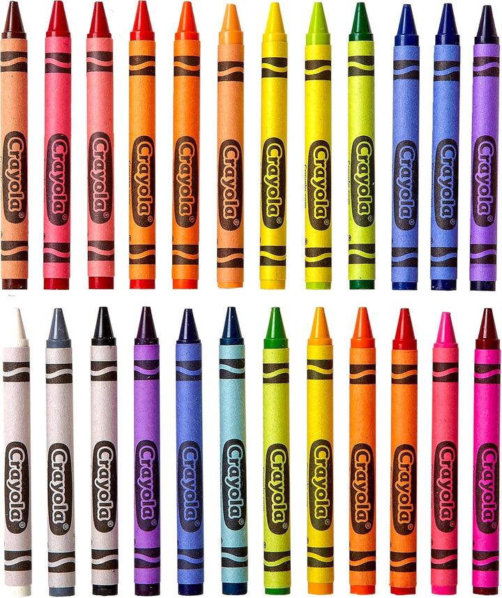 Crayons Bulk, 12 Packs of 24 Count Crayons, School Supplies, Assorted Colors