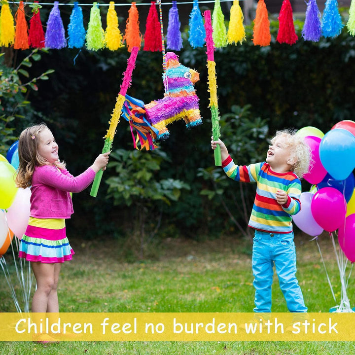 32-Inch Pinata Sticks,Pinata Sticks That Won'T Break,The Quality Is Veryvery Hard.Kids Can Enjoy Playing at the Pinata Party without Worrying about It Getting Damaged.Pinata Sticks Kids Love
