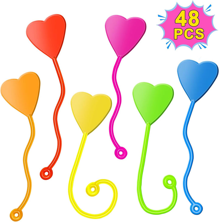 Sticky Hands Bulk 48 PCS Party Favors for Kids 4-8 8-12 Stretchy Sticky Hand Toy Goodie Bag Stuffers Back to School Gifts for Students Treasure Box Toys for Classroom Prizes Birthday Party Supplies