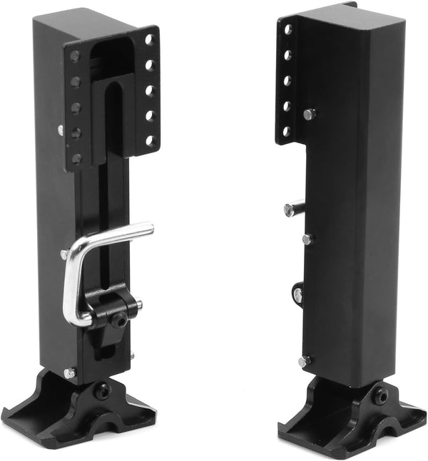 2Pcs RC Car Alloy Support Leg Landing Gear Replacement for Tamiya 1/14 Tractor Truck Container Trailer