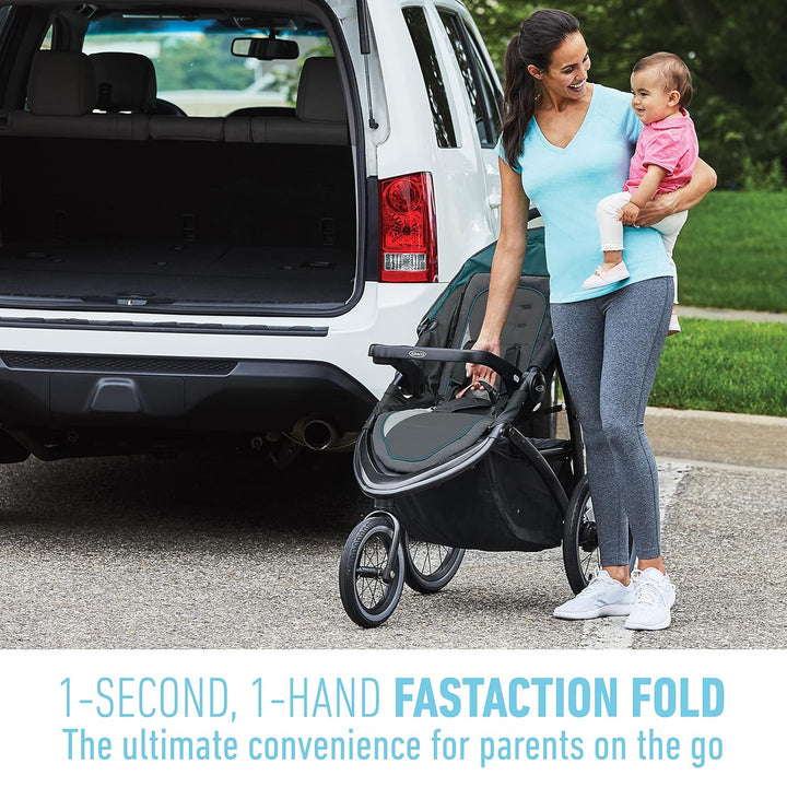Fastaction Jogger LX Stroller - Drive, Convenient One-Hand Fold, ICS Compatible, Ideal for Parents on the Go