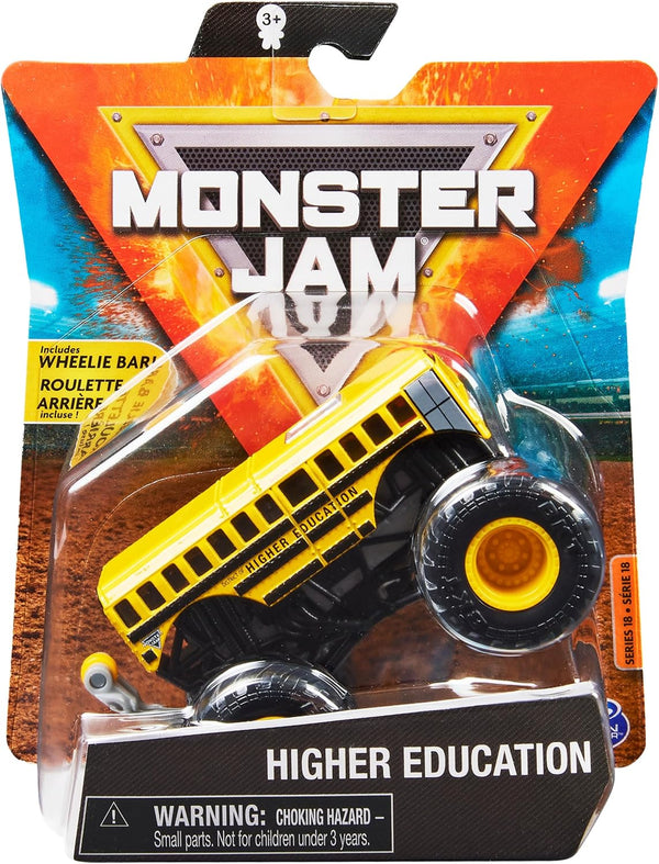 , Official Higher Education Monster Truck, Die-Cast Vehicle, Arena Favorites Series, 1:64 Scale