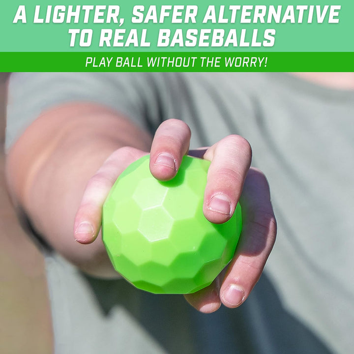 Lotball Plastic Baseballs - 6 Count (Pack of 1)