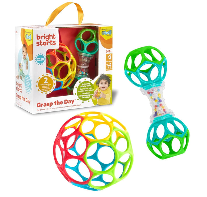 Oball Shaker Rattle Toy, Ages Newborn Plus