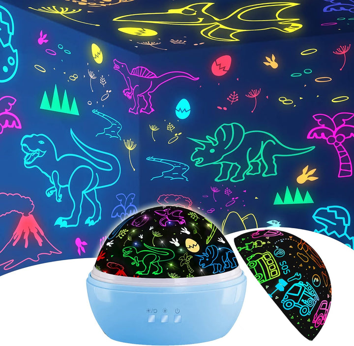 Dinosaur Toys for 3-8 Year Old Boys,Dino Projection Kids Toys for 3-8 Year Olds Boys 2 in 1 Car Toy for 2-10 Year Olds Boys,Toddler Toys,Chirstmas Stocking Stuffers Gifts for 2-10 Year Olds Kids