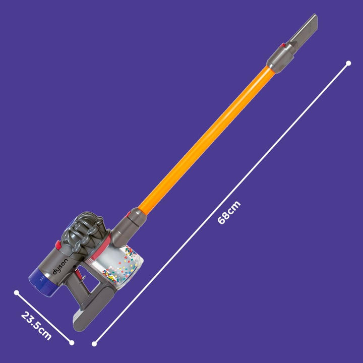 Dyson Cordless Vacuum Interactive & Officially Licensed Toy Dyson Vacuum for Children Aged 3+ Realistic Role-Play Fun, Purple and Orange