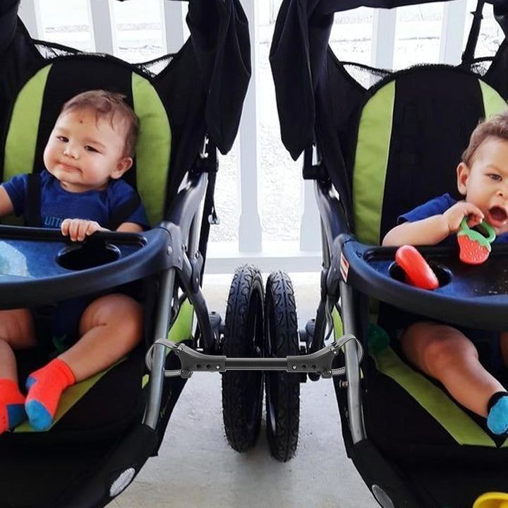 3Pcs Stroller Cart Connector Stroller for Twins Car Gadgets Universal Stroller Pushchair Connector Universal Stroller Connector Twin Stroller Connector Stroller Accessories Black