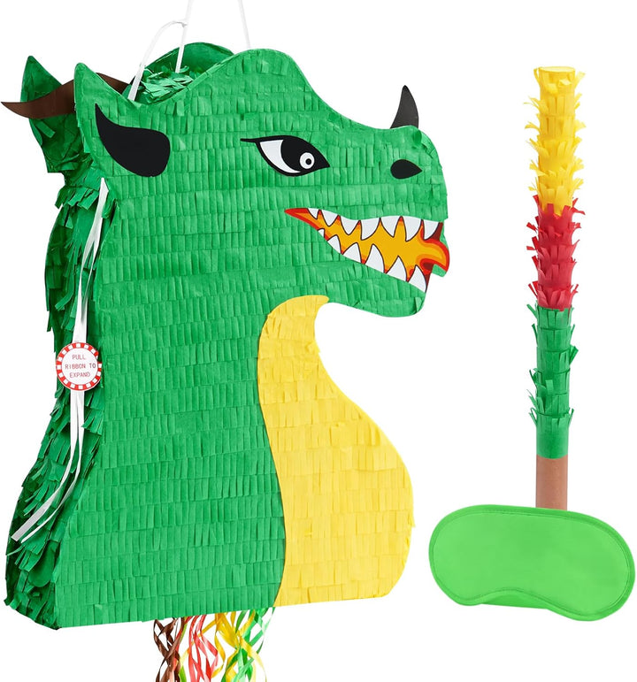 Unicorn Piñata - Unicorn Party Supplies Piñata Bundle with Blindfold and Bat for Girls Kids Rainbow Unicorn Theme Birthday Party Game Decorations (15.7" X 12.2" X 3.1")