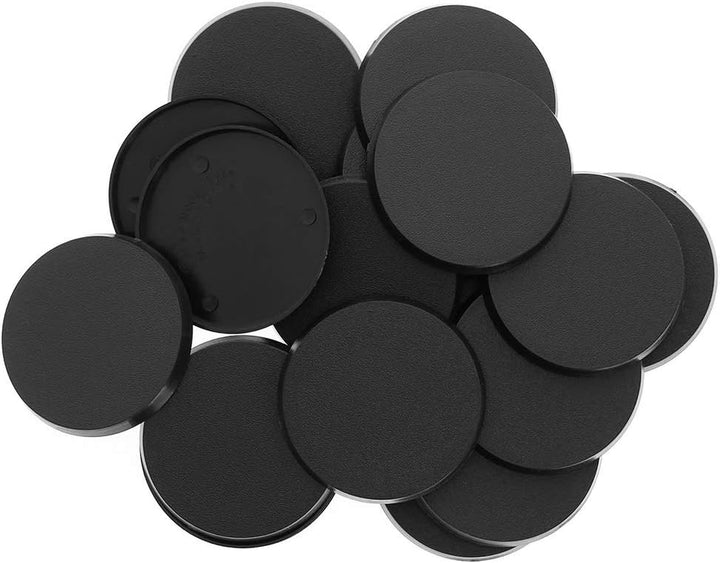 MB540 40Pcs round Plastic Model Bases 40Mm or 1.57Inch for Gaming Miniatures or Wargames Table Games