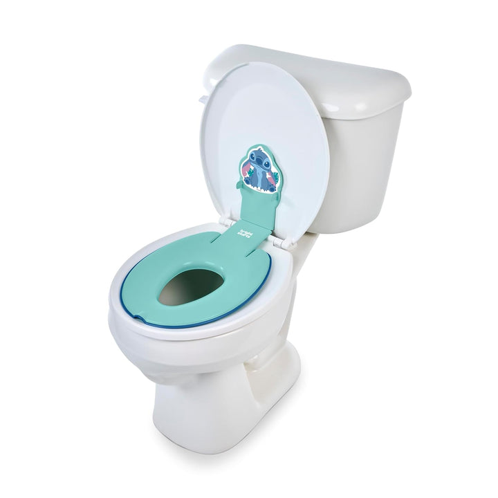 Disney Baby Minnie Mouse Flip & Sit Potty Training Seat, Attaches to Toilet Securely, Space Saving Design Fits Most Toilets