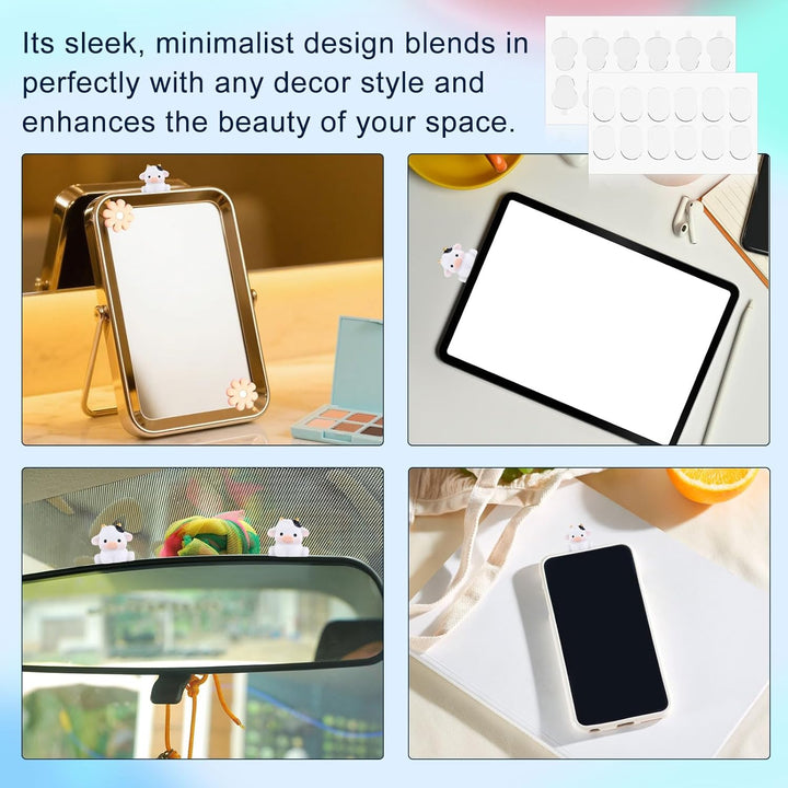 120Pcs Adhesive Tape for Sonny Baby, Angel Hipper Gourd Oval Double Sided Clear Pad Sticker, Mini Figure Waterproof Gel Glue Sticky Putty Dots, Phone Accessories Replacement for Doll Craft Decoration