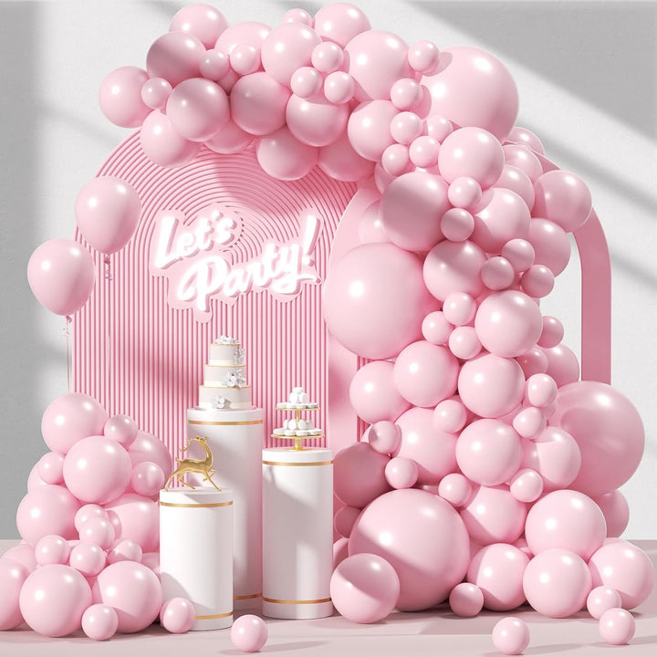 120Pcs Clear Balloons, 18 12 10 5 Inch Transparent Balloons Different Sizes Clear Balloon Garland for Baby Shower Wedding Bridal Shower Birthday Party Decorations