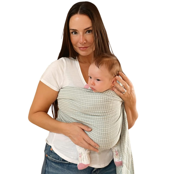 Ring Sling Baby Carrier for Infants and Toddlers - Beautiful, 100% Soft Cotton Baby Wraps Carrier for Babies 8-35 Lbs - Perfect Baby Shower Gifts Moms and Dads - Nursing Cover (Midnight)