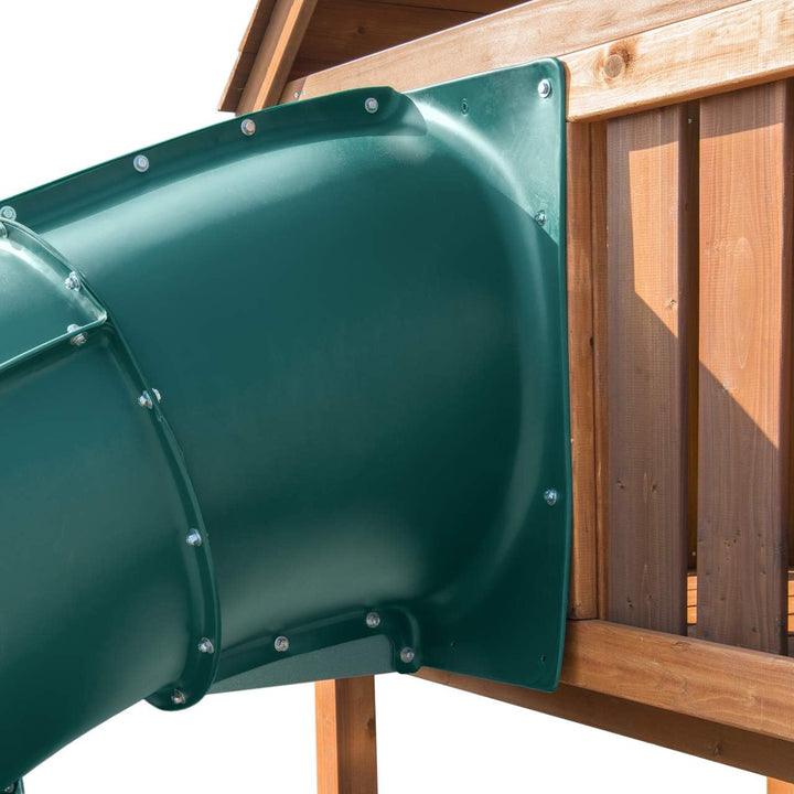 7 Ft.Turbo Tube Slide , Green