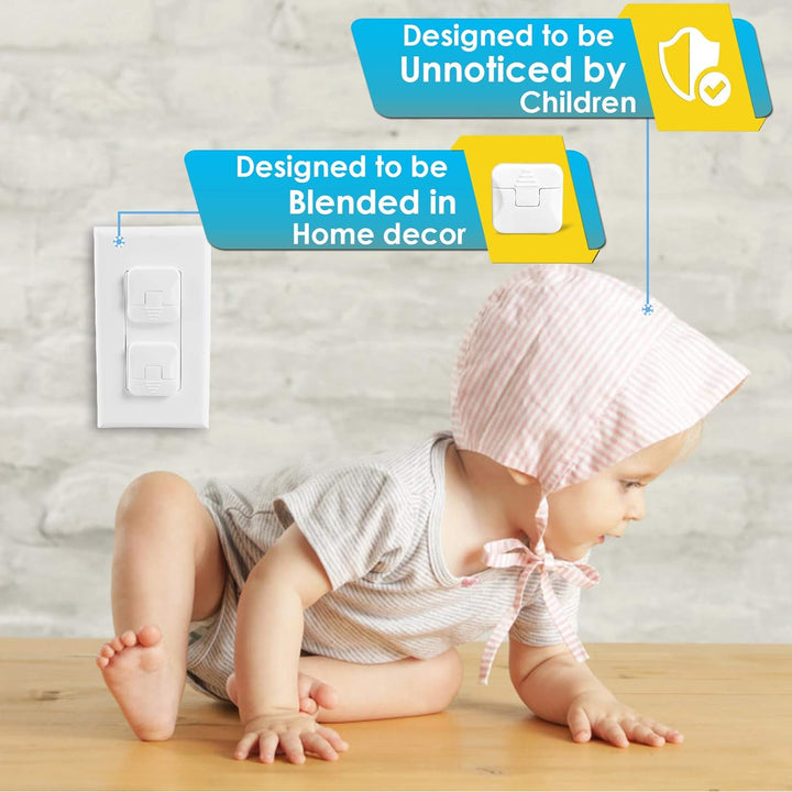 Outlet Covers  38-Pack White Child Proof Electrical Protector Safety Improved Baby Safety Plug Covers