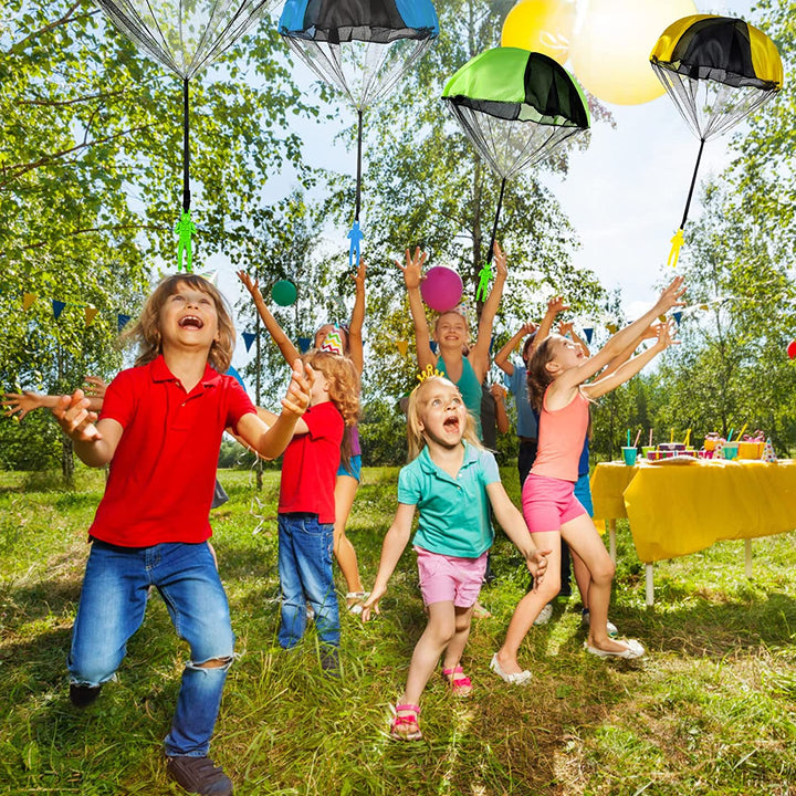 Parachute Toy for Kids, Outdoor Toys Flying Parachute Men, inside & outside Toys for or 3 4 5 6 7 8 9 10 11 12 Year Old, Thanksgiving Day for Boy Girl 4-8 Year Old, Unique Boys Party Favors