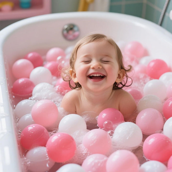 Ball Pit Balls for Toddlers Kids Plastic Balls for Ball-Pit Playpen Pool Baby Pastel Party Decor Fun Shaped Star Bulk 50 100 200 500 1000 Count