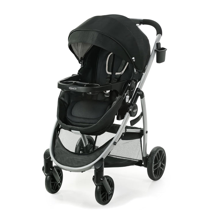 Modes Pramette Travel System | Stroller & Car Seat Combo | 3-In-1 Stroller Modes | Includes  Snugride 35 Infant Car Seat | Ellington