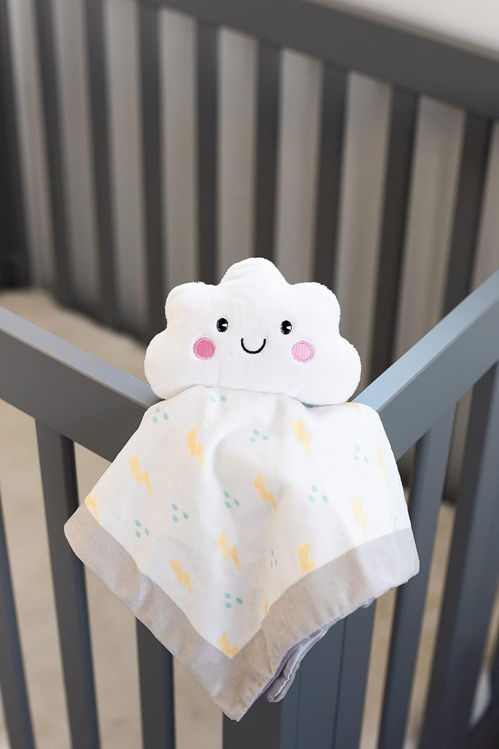 Cloud Security Blanket, Soft Baby Lovey for Babies, Snuggle Toy Stuffed Animal, Newborn Infant and Toddler Security Toy, Baby Boy or Baby Girl Lovie, New Baby Gift, White Cloud Lovey