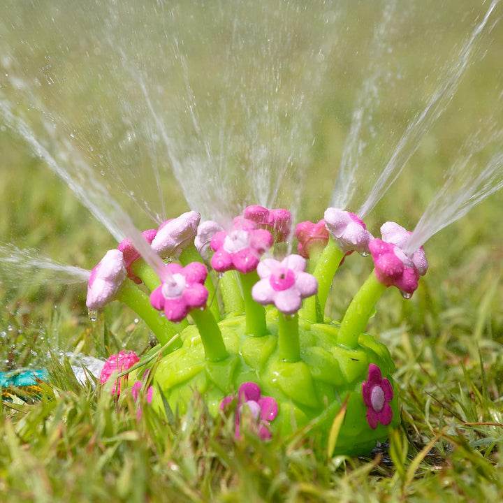 Sunny Patch Pretty Petals Flower Sprinkler Toy with Hose Attachment