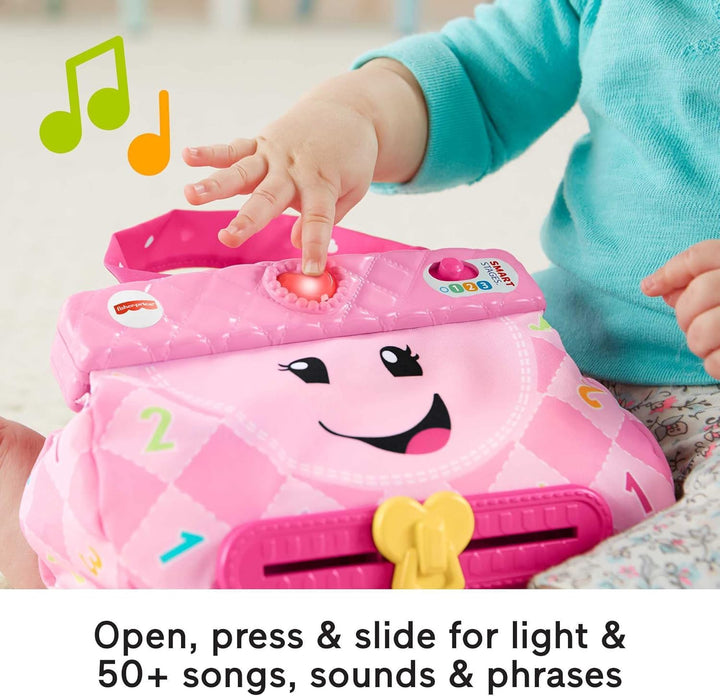 Baby & Toddler Toy Laugh & Learn My Smart Purse with Lights, Learning Songs & 5 Accessories for Infants Ages 6+ Months