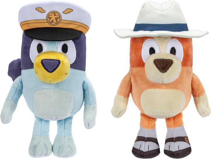 & Bingo Small Plush Bundle – 2 Pack Soft Stuffed Animals for Kids, Perfect Size for Little Hands, Cuddly Travel Toys, Embroidered Faces, Gift for Toddlers Ages 3+